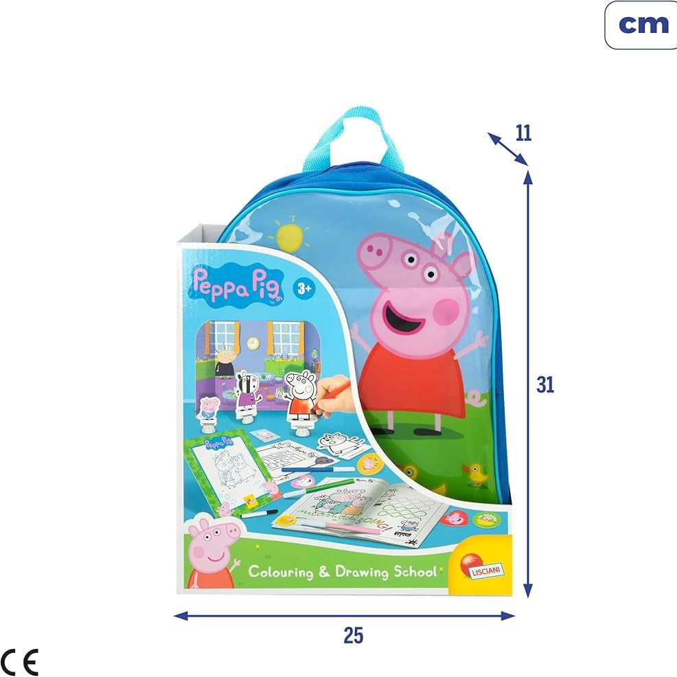 PEPPA PIG COLOURING & DRAWING SCHOOL by Lisciani