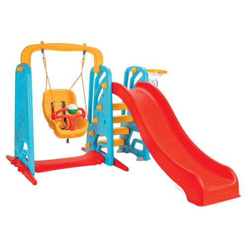 PILSAN Cute Swing and Slide Set by PILSAN