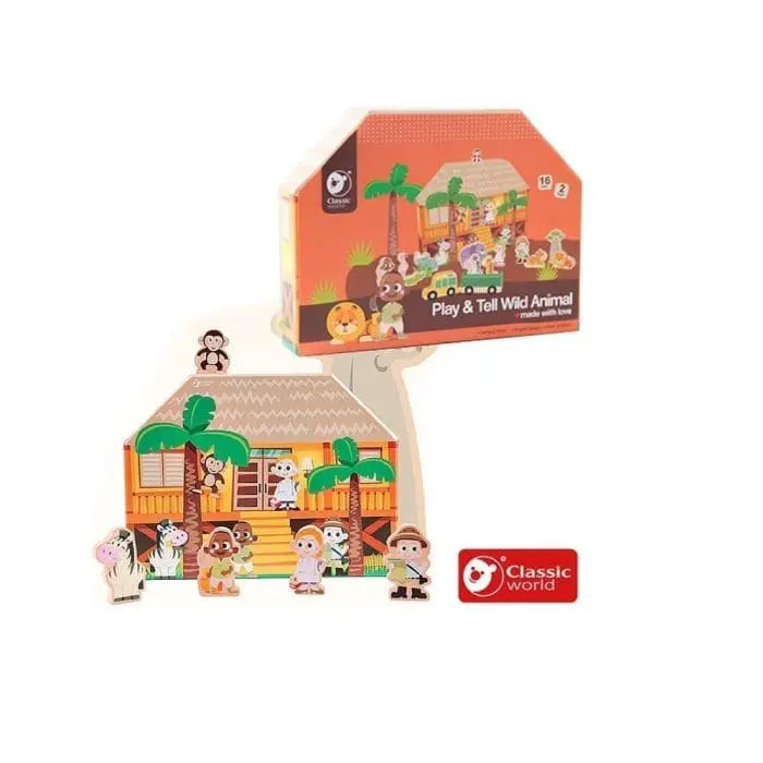 CLASSIC WORLD PLAY & TELL WILD ANIMAL