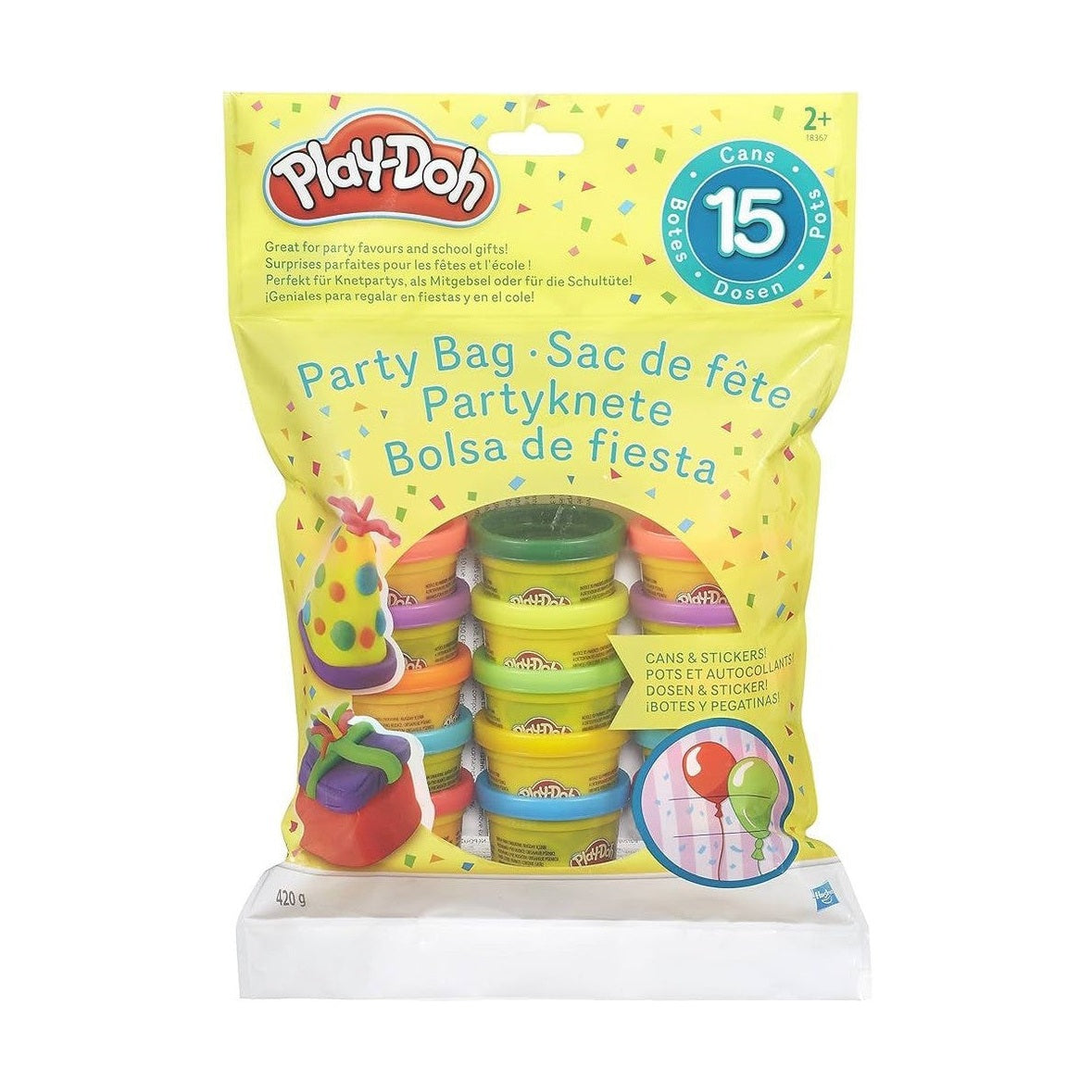 PLAY DOH PARTY BAG 15PCS by Hasbro