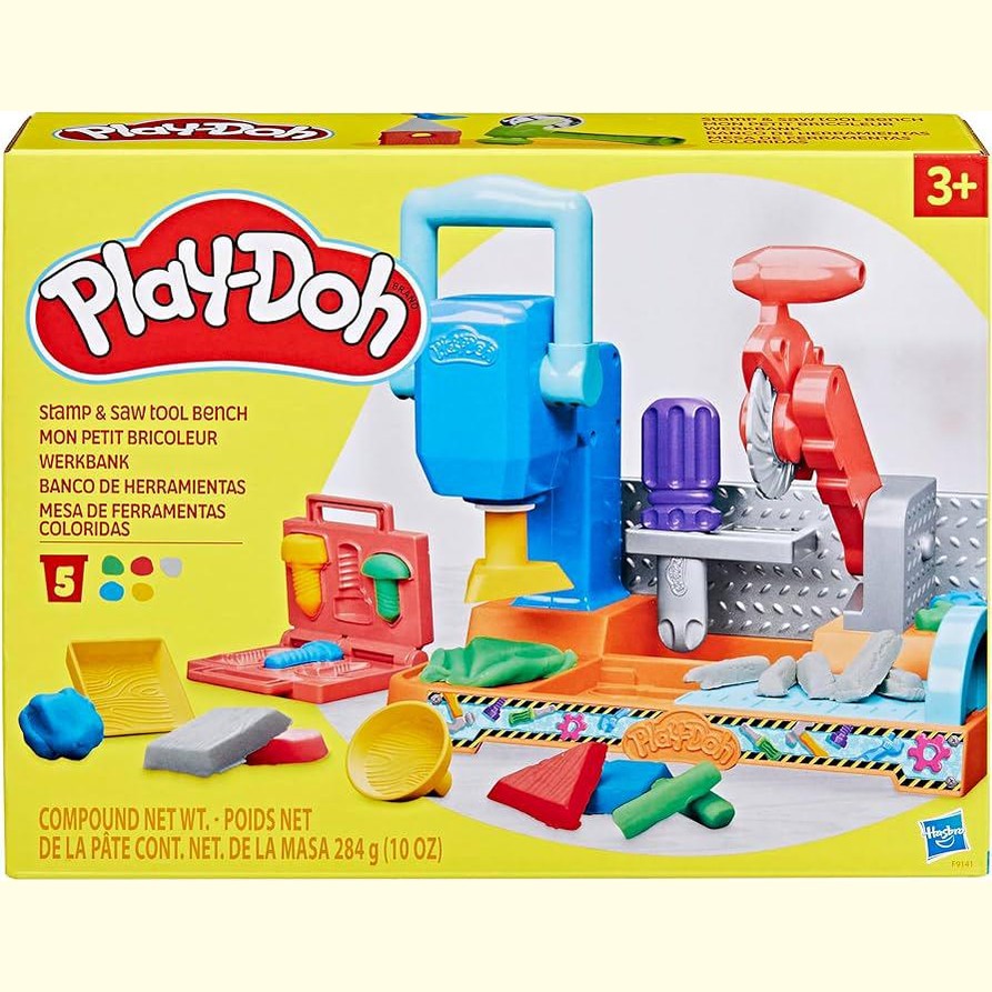 PLAY DOH STAMP & SAW TOOL BENCH by Hasbro