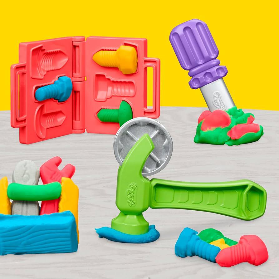 PLAY DOH STAMP & SAW TOOL BENCH by Hasbro