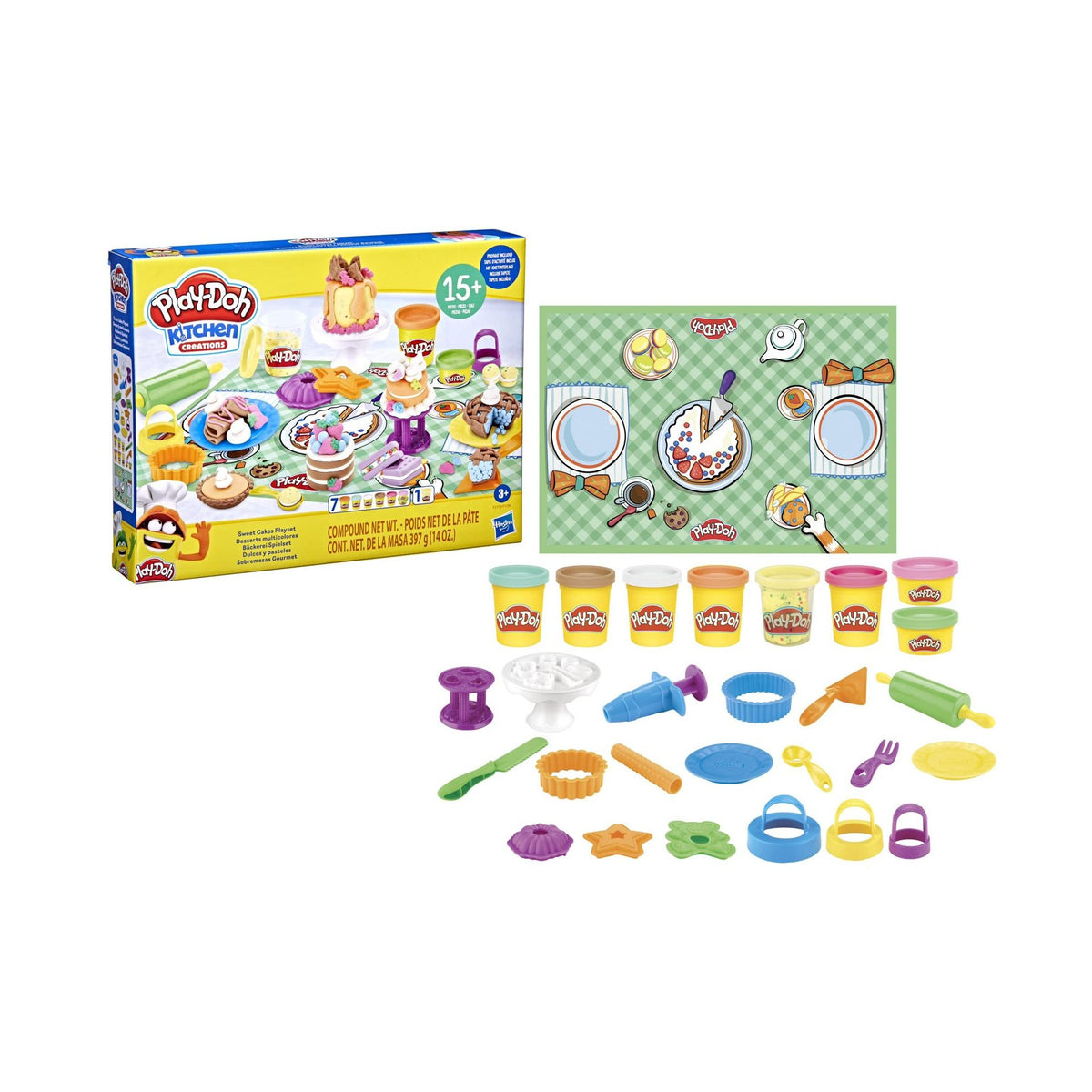 PLAY DOH SWEET CAKES PLAYSET by Hasbro