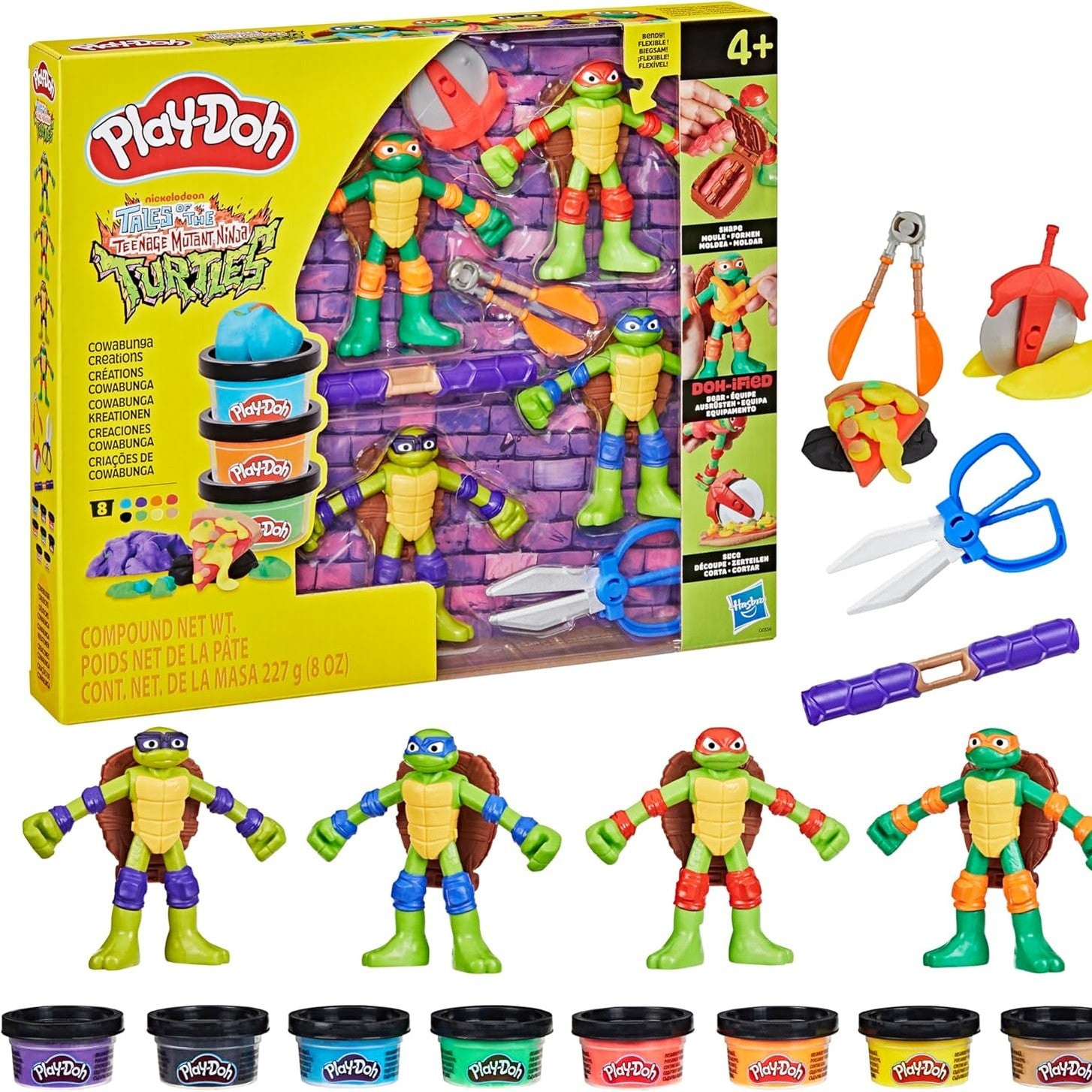 PLAY-DOH Teenage Mutant Ninja Turtles Cowabunga Creations by Hasbro