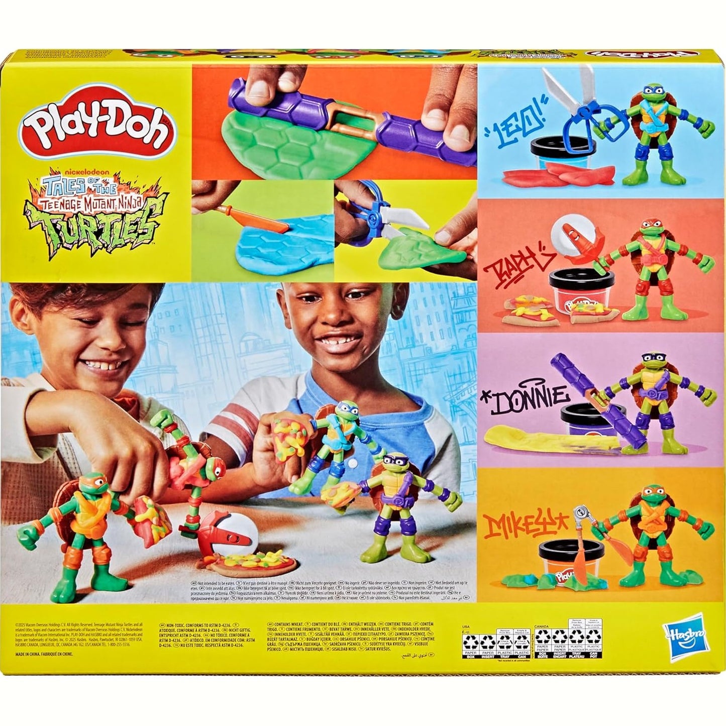 PLAY-DOH Teenage Mutant Ninja Turtles Cowabunga Creations by Hasbro