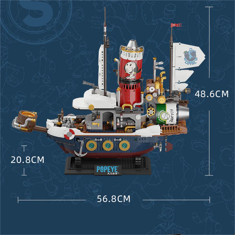 POPEYE TREASURE HUNT STEAMSHIP (86402) by Pantasy