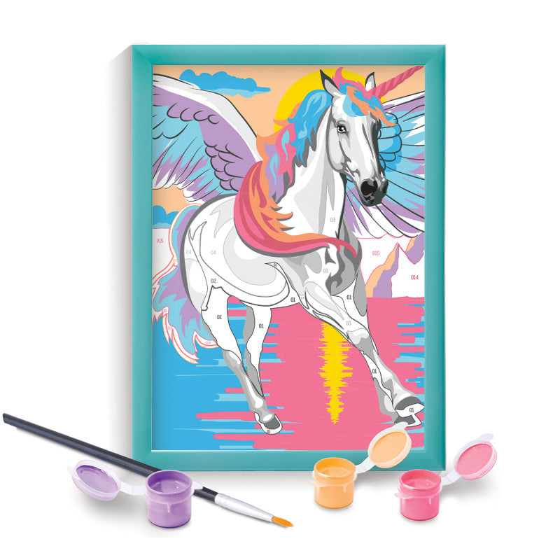 Paint & Frame Paint by Numbers Magic Unicorn by HappiHobbi