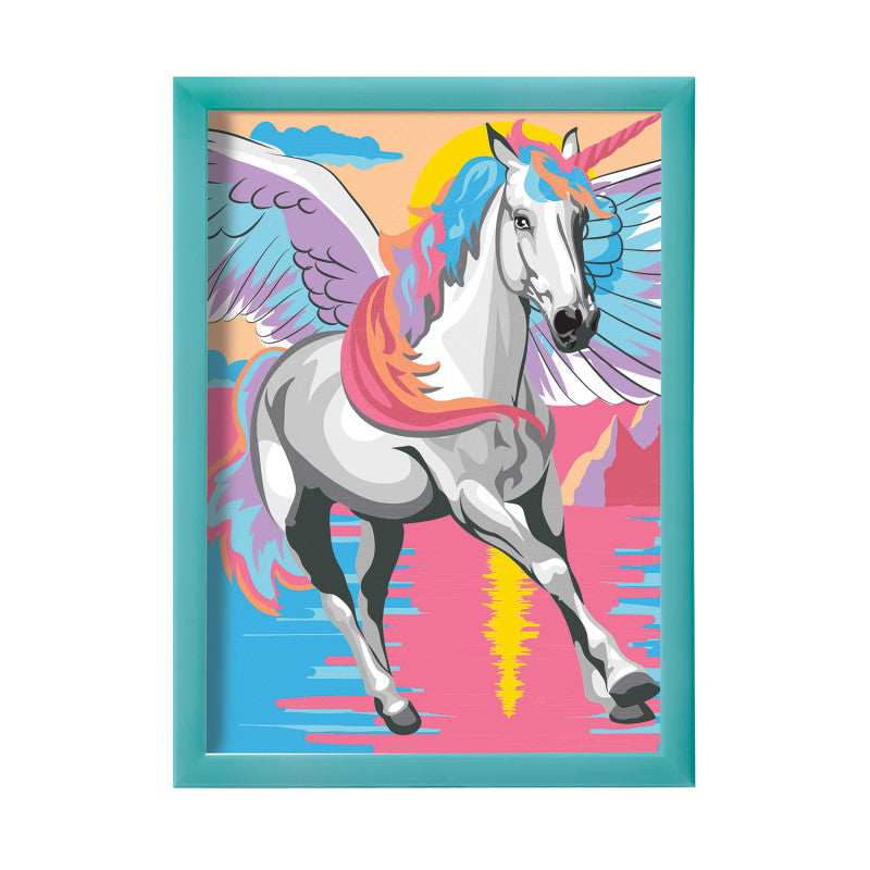 Paint & Frame Paint by Numbers Magic Unicorn by HappiHobbi