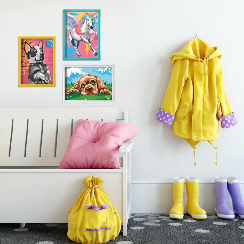 Paint & Frame Paint by Numbers Magic Unicorn by HappiHobbi