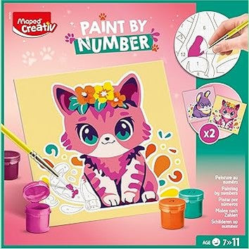 Paint by Numbers - Cat and Rabbit by Maped Creativ