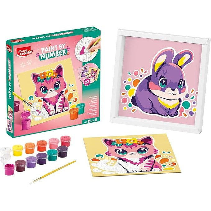 Paint by Numbers - Cat and Rabbit by Maped Creativ