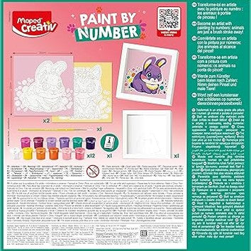 Paint by Numbers - Cat and Rabbit by Maped Creativ