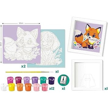 Paint by Numbers - Dog and Fox by Maped Creativ