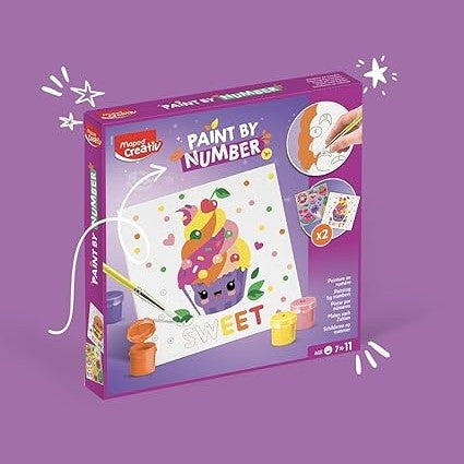 Paint by Numbers - Kawai Food Sweet by Maped Creativ