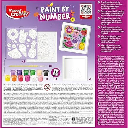 Paint by Numbers - Kawai Food Sweet by Maped Creativ