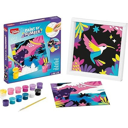 Paint by Numbers - Leopard and Bird by Maped Creativ