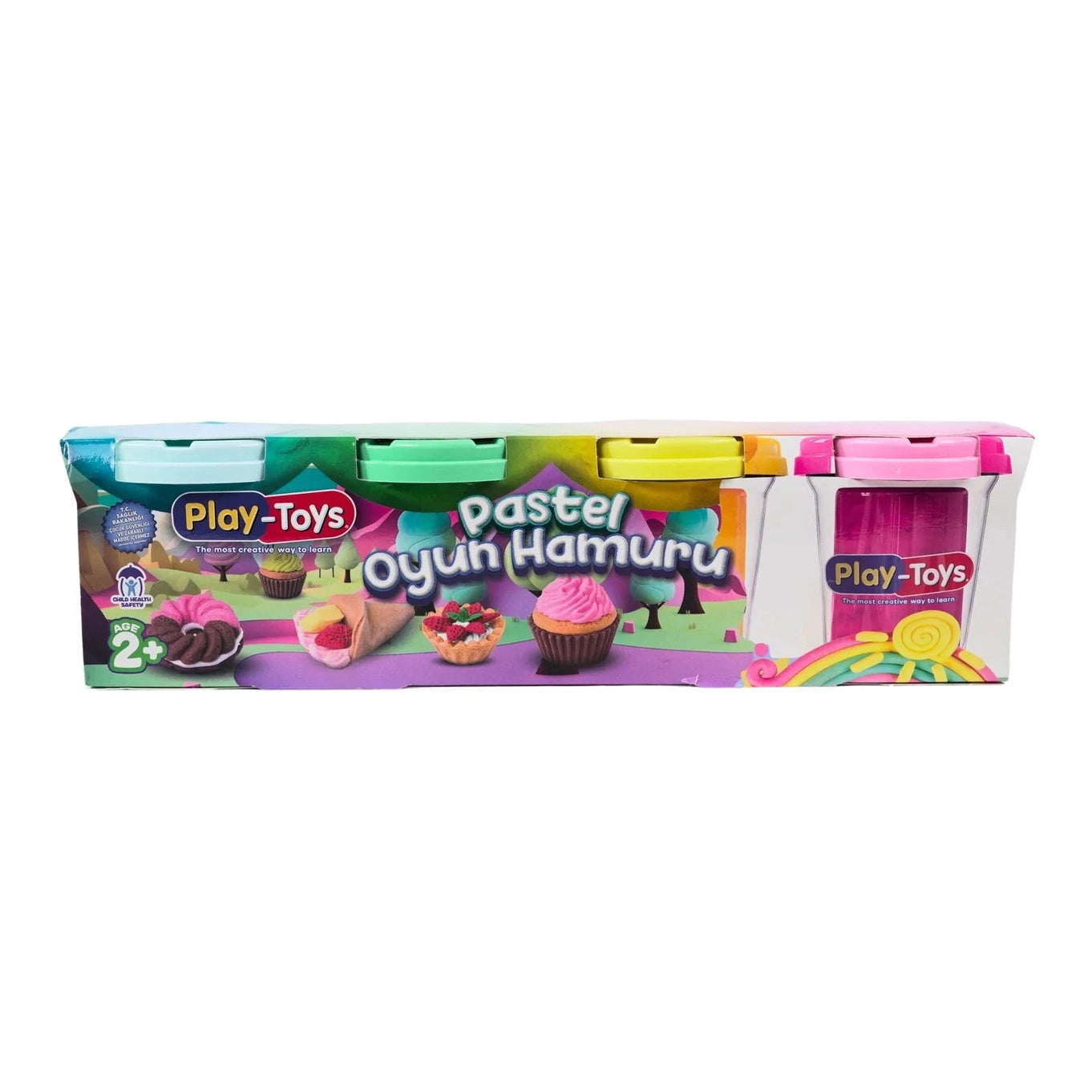 Pastel Play Dough 4x100GR