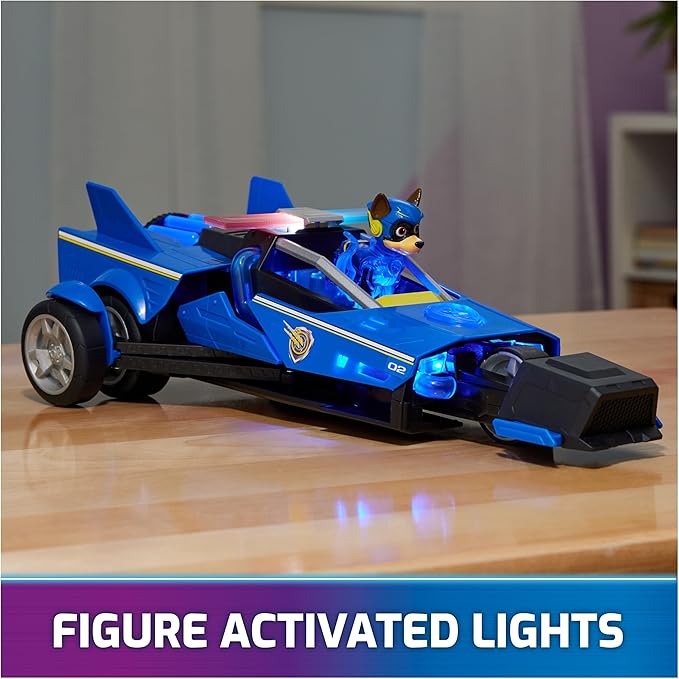Paw Patrol: The Mighty Movie, Chase's Mighty Transforming Cruiser by Spin Master