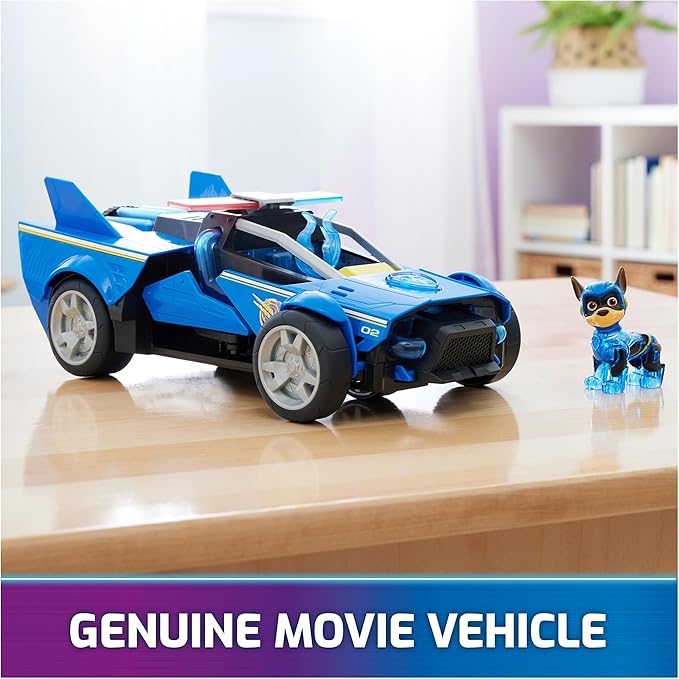 Paw Patrol: The Mighty Movie, Chase's Mighty Transforming Cruiser by Spin Master