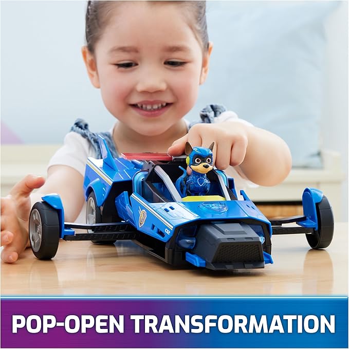 Paw Patrol: The Mighty Movie, Chase's Mighty Transforming Cruiser by Spin Master