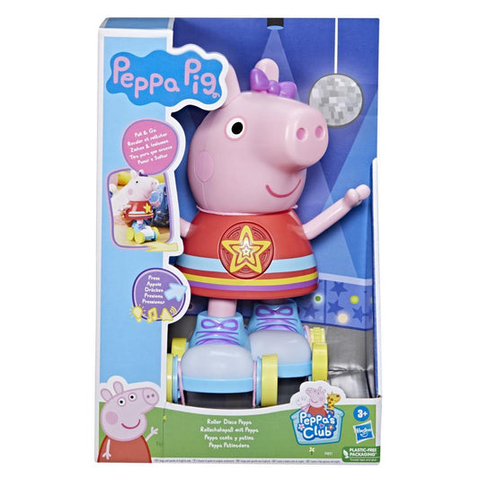 Peppa Roller Skating Doll, Pull-and-Go by Hasbro