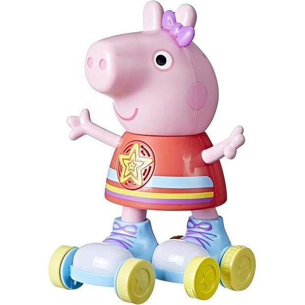 Peppa Roller Skating Doll, Pull-and-Go by Hasbro