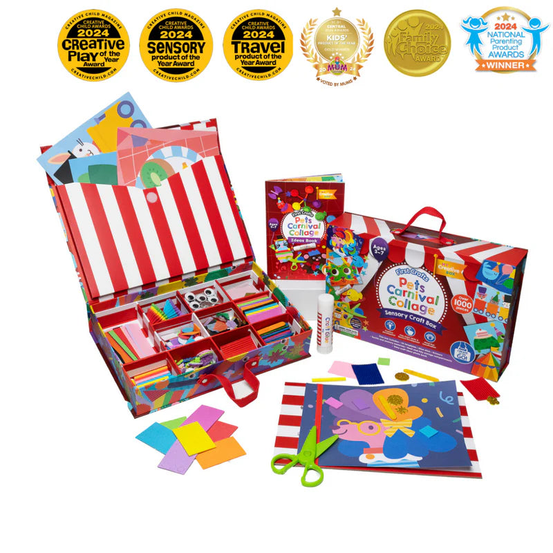 Pets Carnival Collage Sensory Activity Box