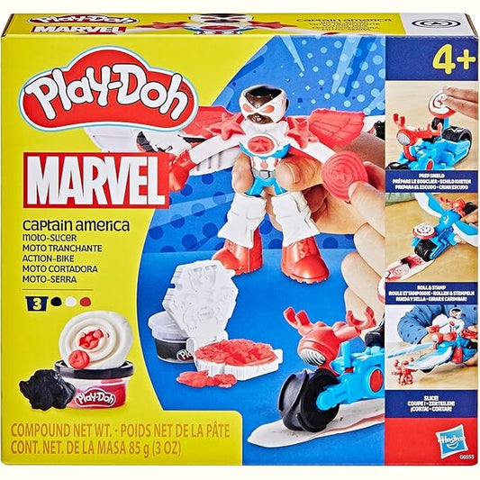 Play-Doh Marvel Captain America Moto-Slicer Playset