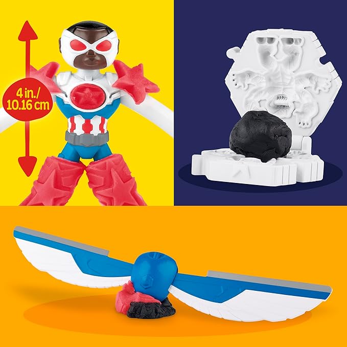 Play-Doh Marvel Captain America Moto-Slicer Playset by Hasbro