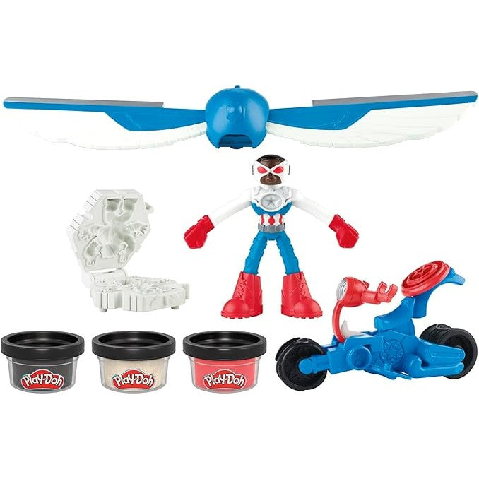 Play-Doh Marvel Captain America Moto-Slicer Playset by Hasbro
