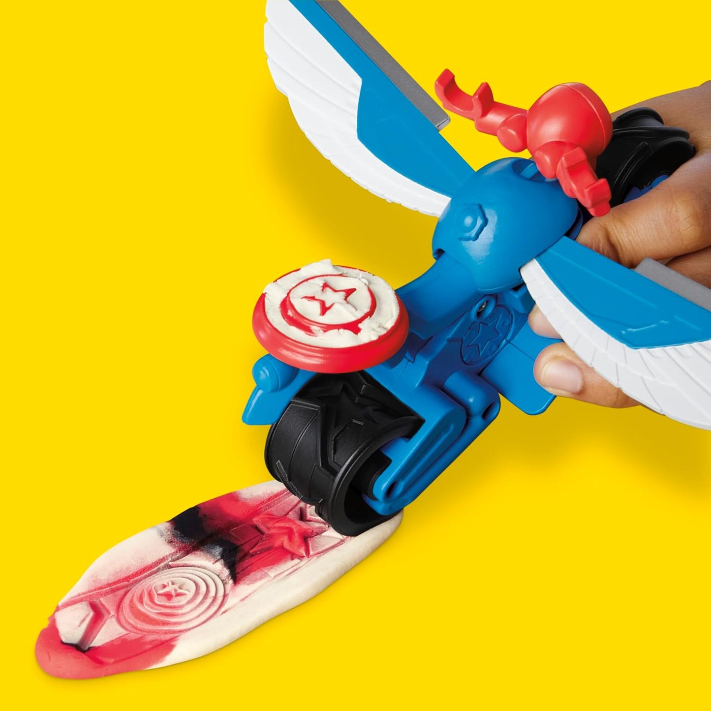 Play-Doh Marvel Captain America Moto-Slicer Playset by Hasbro