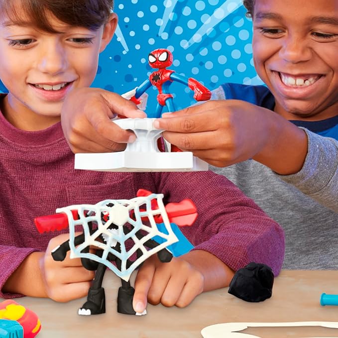 Play-Doh Marvel Spider-Man Launch & Slice Battle by Hasbro