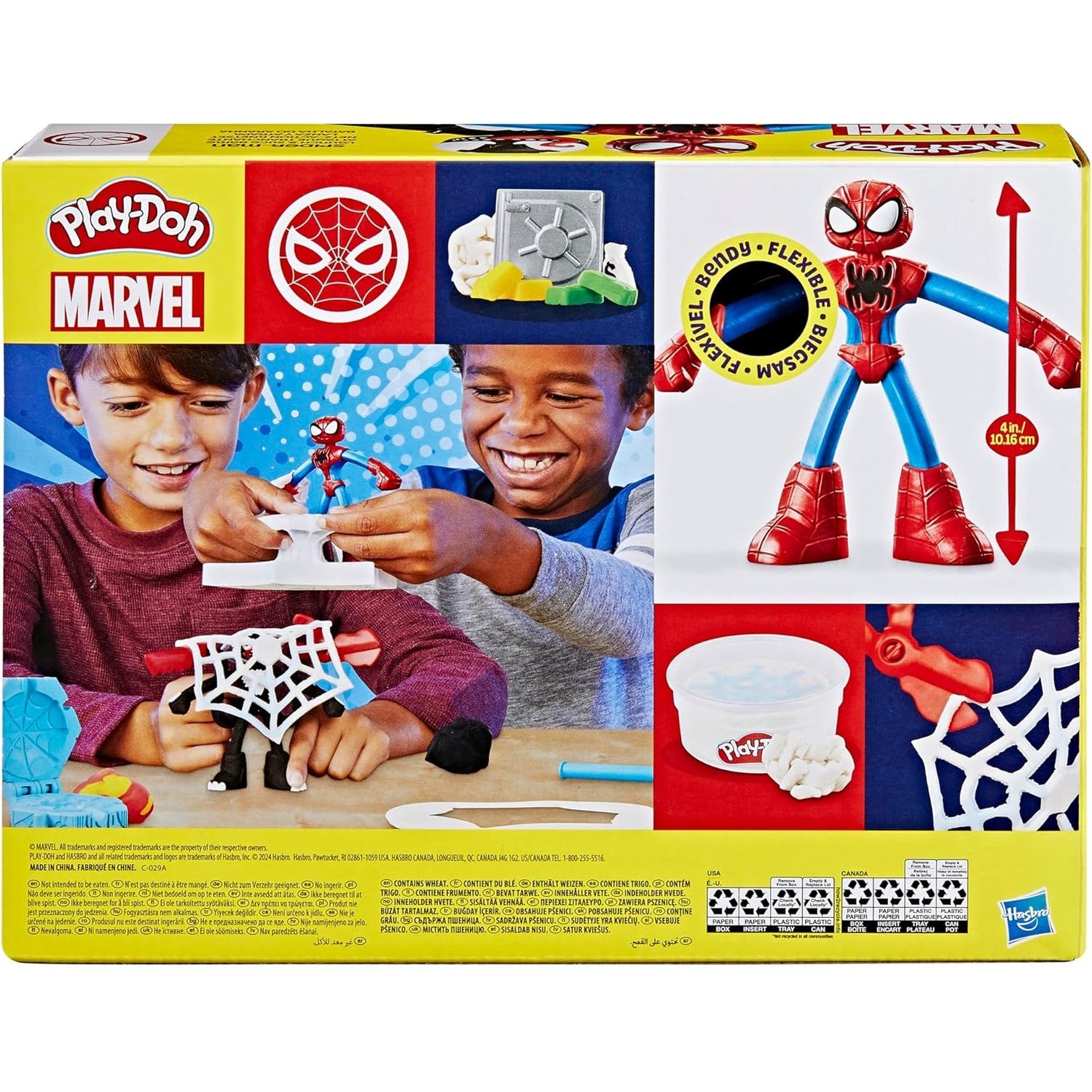 Play-Doh Marvel Spider-Man Launch & Slice Battle by Hasbro