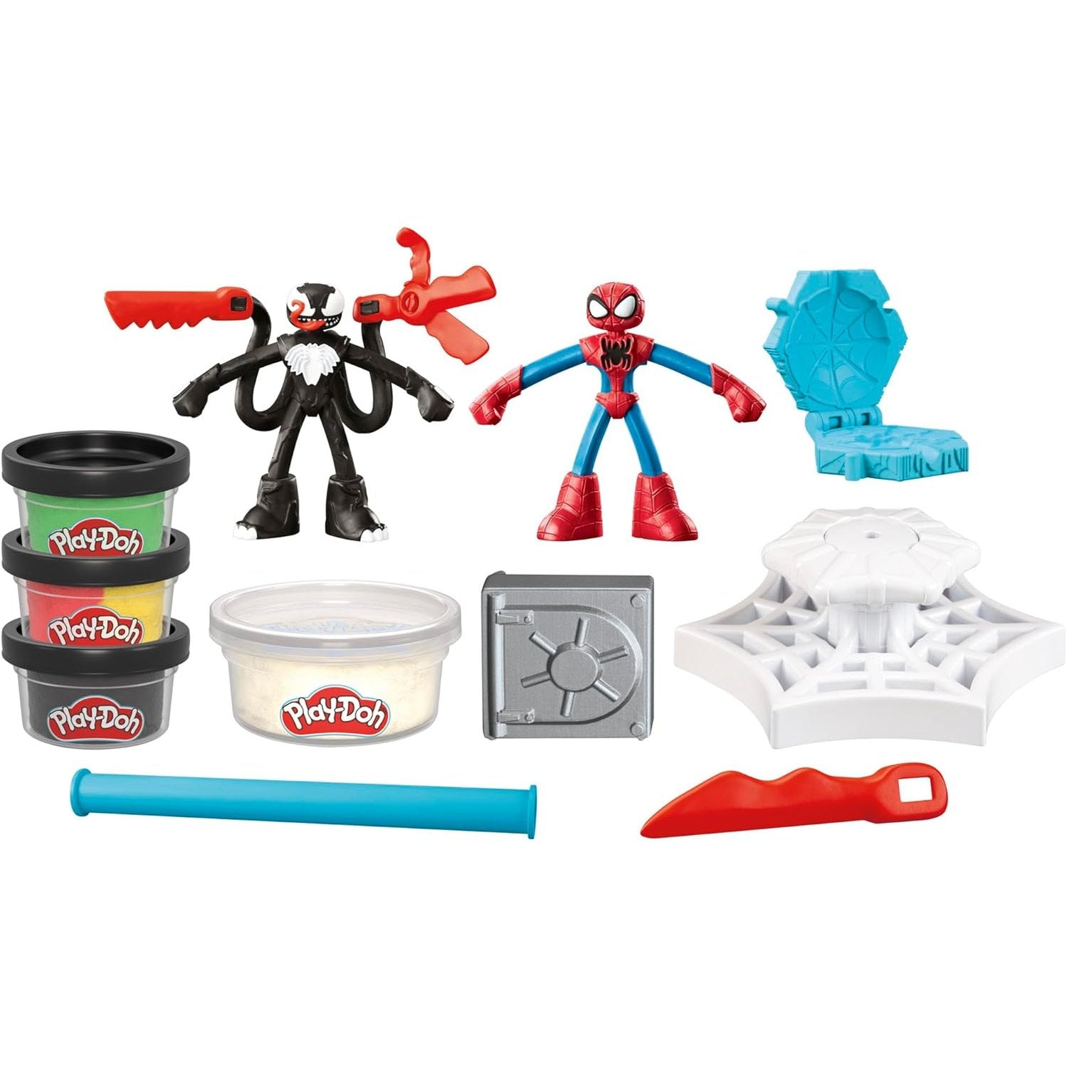 Play-Doh Marvel Spider-Man Launch & Slice Battle by Hasbro