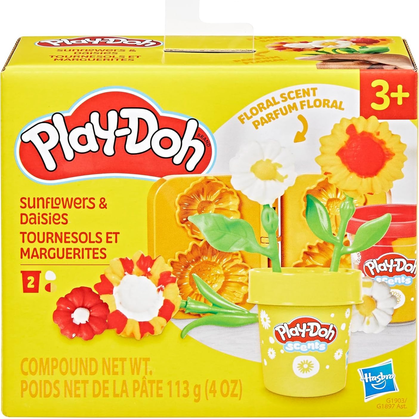 Play-Doh Sunflower and Daisy Flower by Hasbro