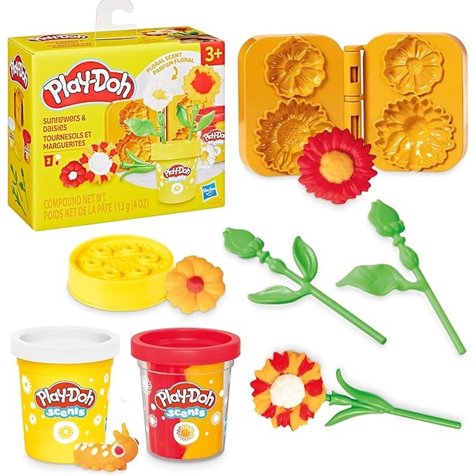 Play-Doh Sunflower and Daisy Flower by Hasbro