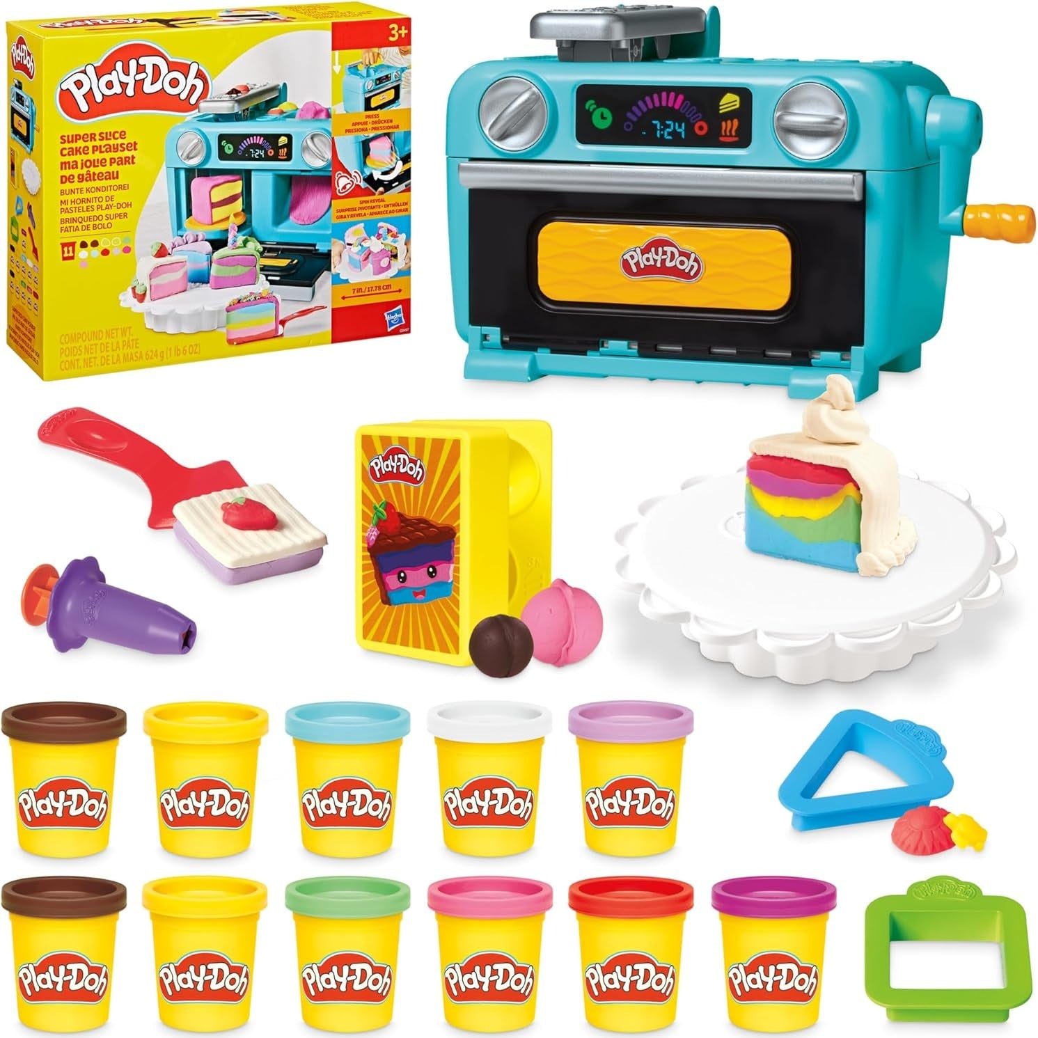 Play-Doh Super Slice Cake Playset by Hasbro