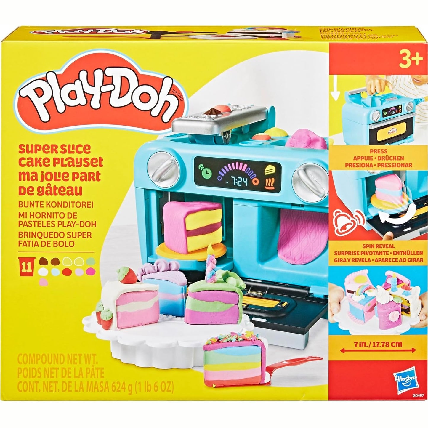 Play-Doh Super Slice Cake Playset by Hasbro