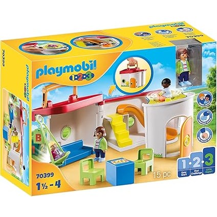 Playmobil 1.2.3 70399 My Take Along Pre-school (70399) by Playmobil