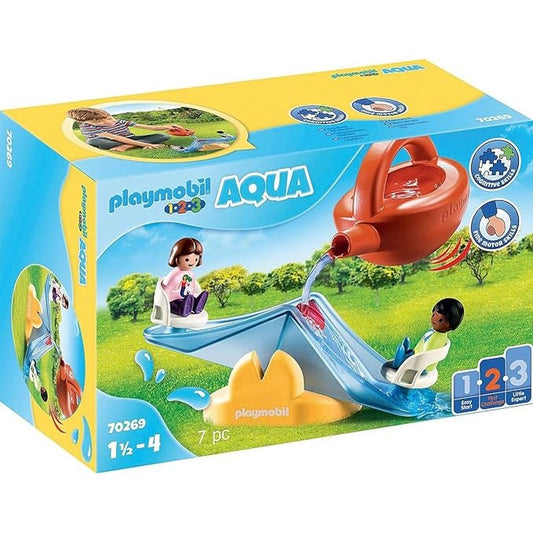 Playmobil 1.2.3 Aqua Water Seesaw with Watering Can (70269) by Playmobil