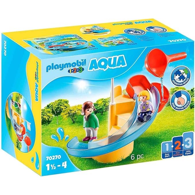 Playmobil 1.2.3 Aqua Water Slide (70270) by Playmobil