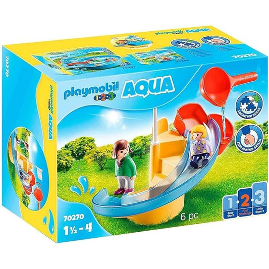 Playmobil 1.2.3 Aqua Water Slide (70270) by Playmobil