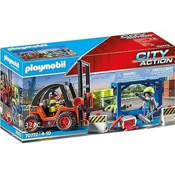 Playmobil City Action Forklift with Freight (70772) by Playmobil