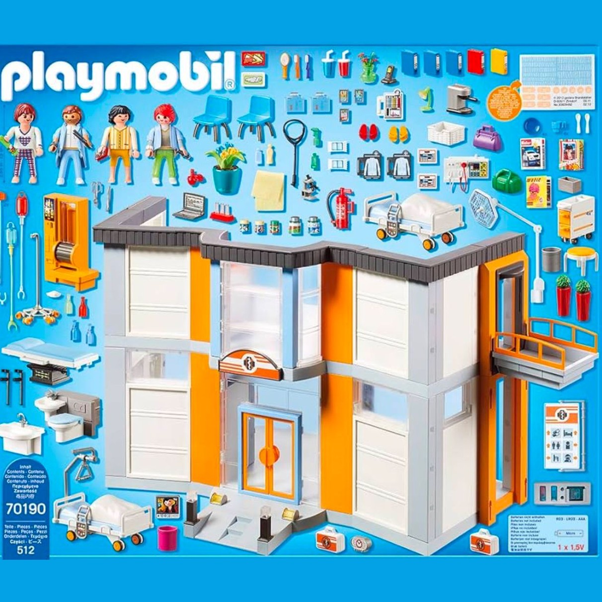 Playmobil City Life Large Furnished Hospital (70190) by Playmobil