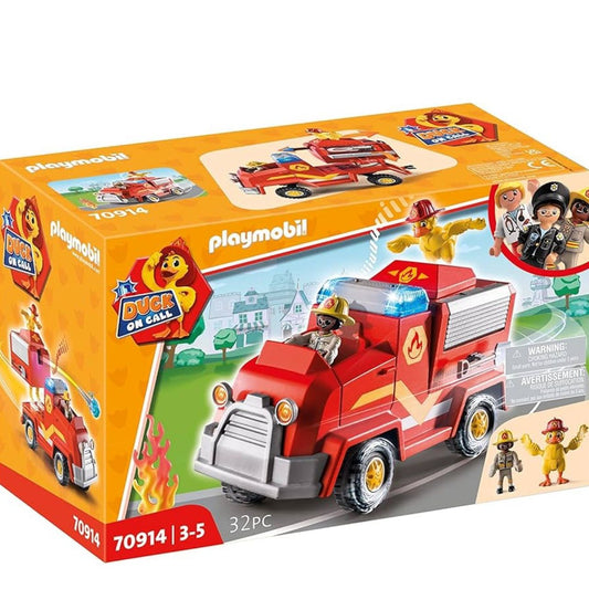 Playmobil Duck On Call Fire Brigade Emergency Vehicle (70914) by Playmobil