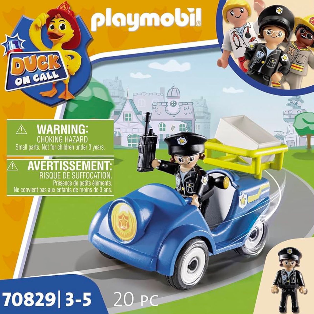 Playmobil Duck On Call - Police Mini-Car (70829) by Playmobil