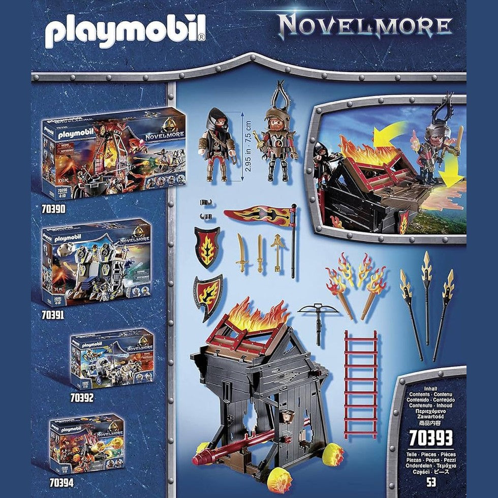 Playmobil Novelmore Knights Burnham Raiders Fire Ram (70393) by Playmobil