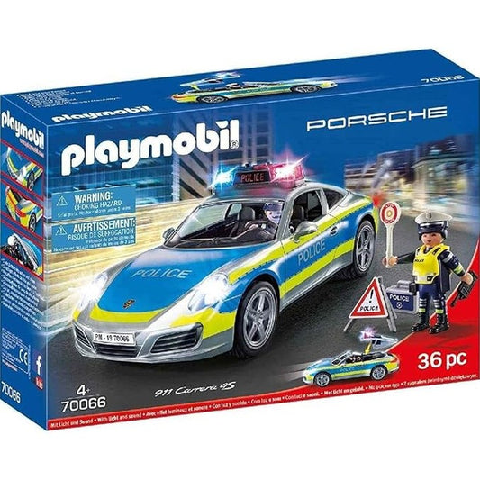 Playmobil Porsche 911 Carrera 4S Police (70066) by Playmobil