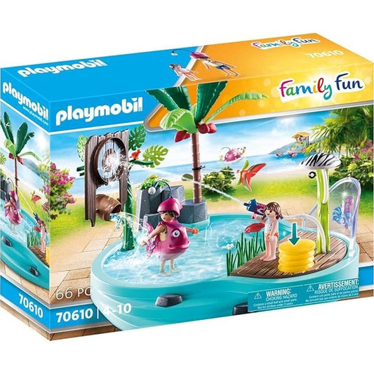 Playmobil Small Pool with Water Sprayer (70610) by Playmobil