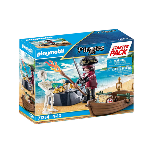 Playmobil Starter Pack Pirate with Rowing Boat (71254) by Playmobil